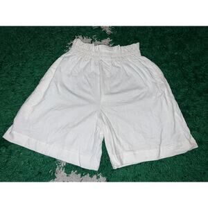 Women's Lixin Los Angeles Shorts Bottoms Cotton White Women Small